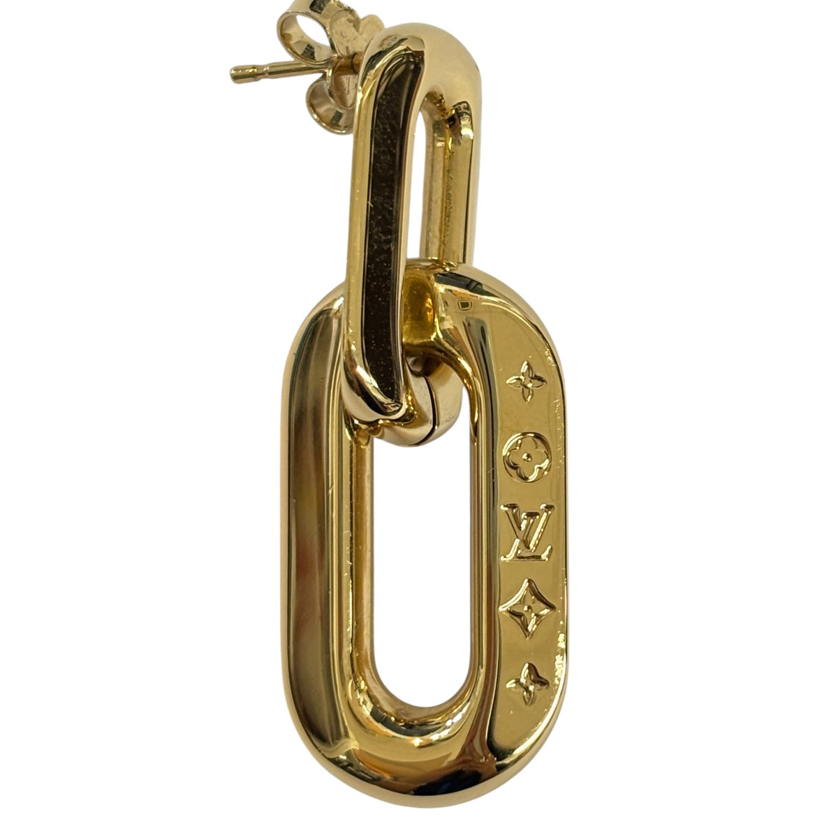 LOUIS VUITTON Earring GOLD MP2990 Rank (B)