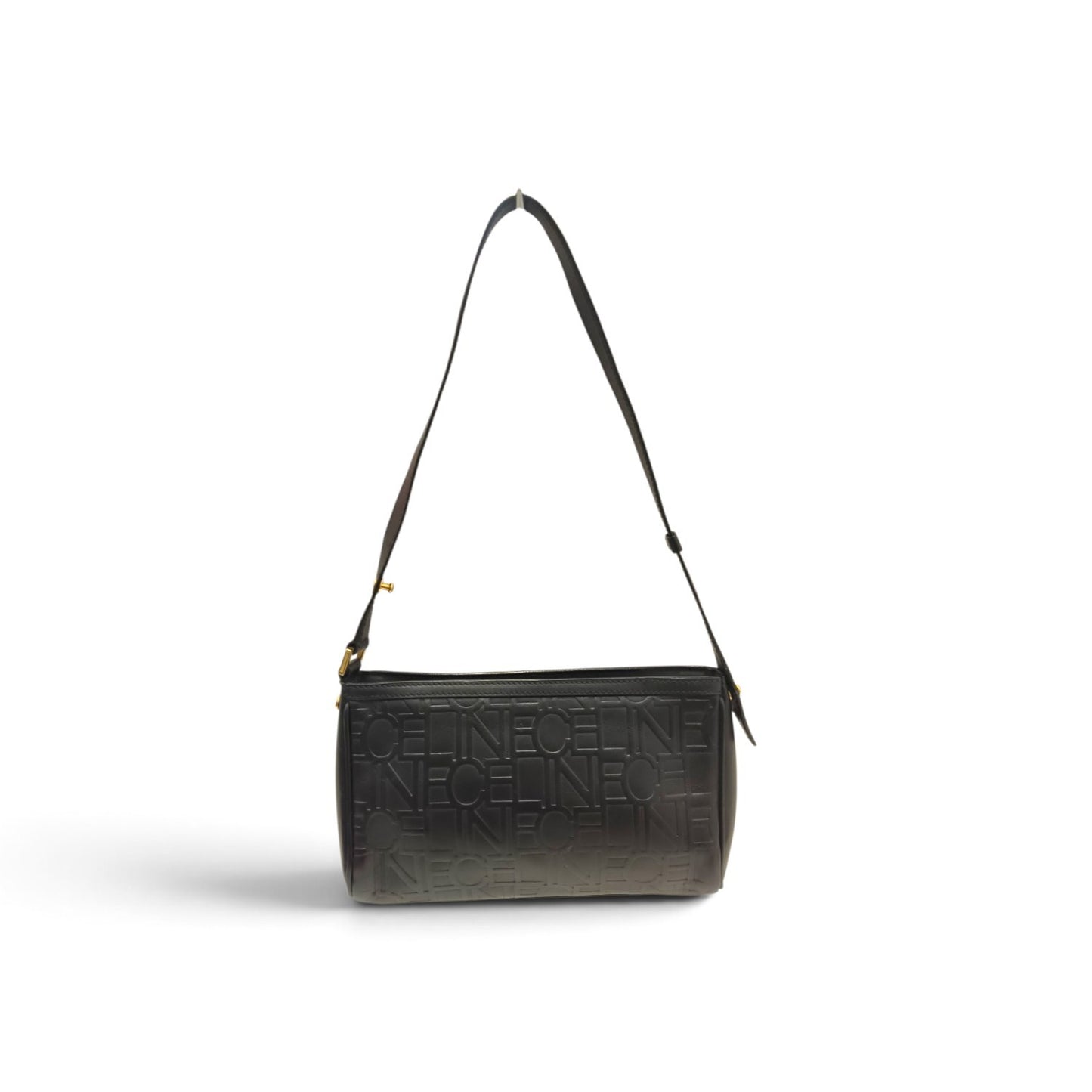 CELINE Handbag Black CE00/12 *Stain* Rank B