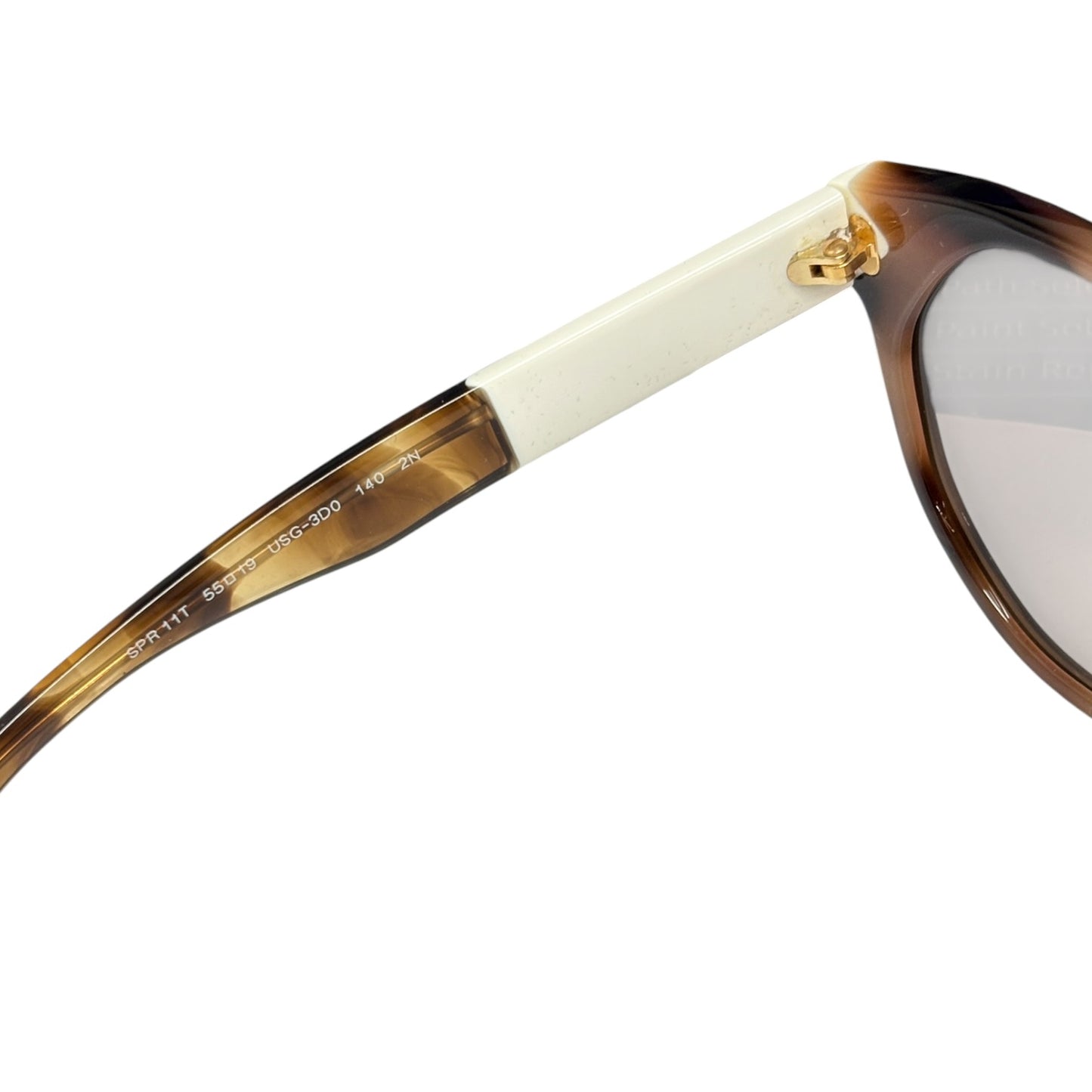 PRADA Sunglasses SPR11T White/Brown With Box Rank (A)