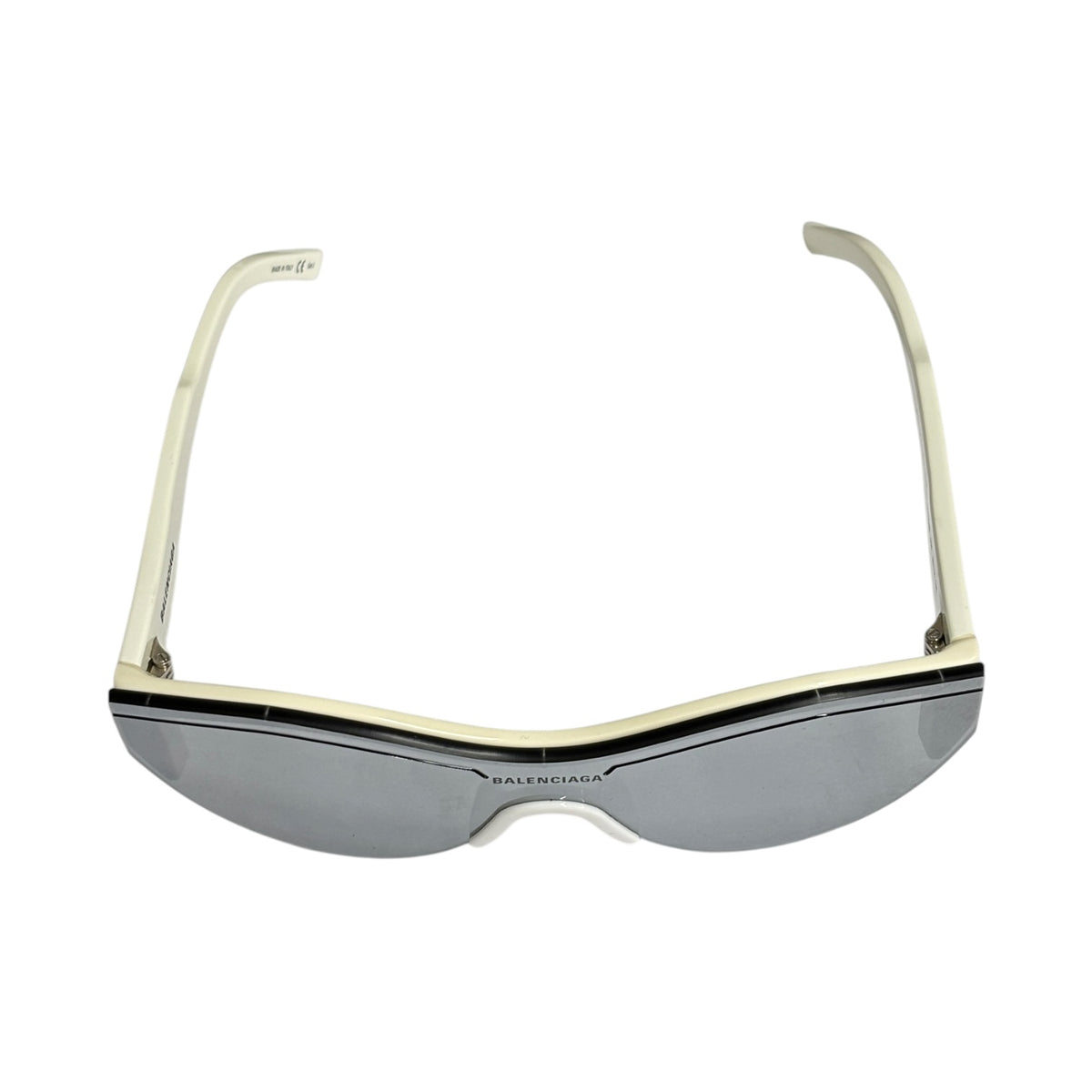 Balenciaga Sunglasses BB0004S White/Gray Rank (B) With Box