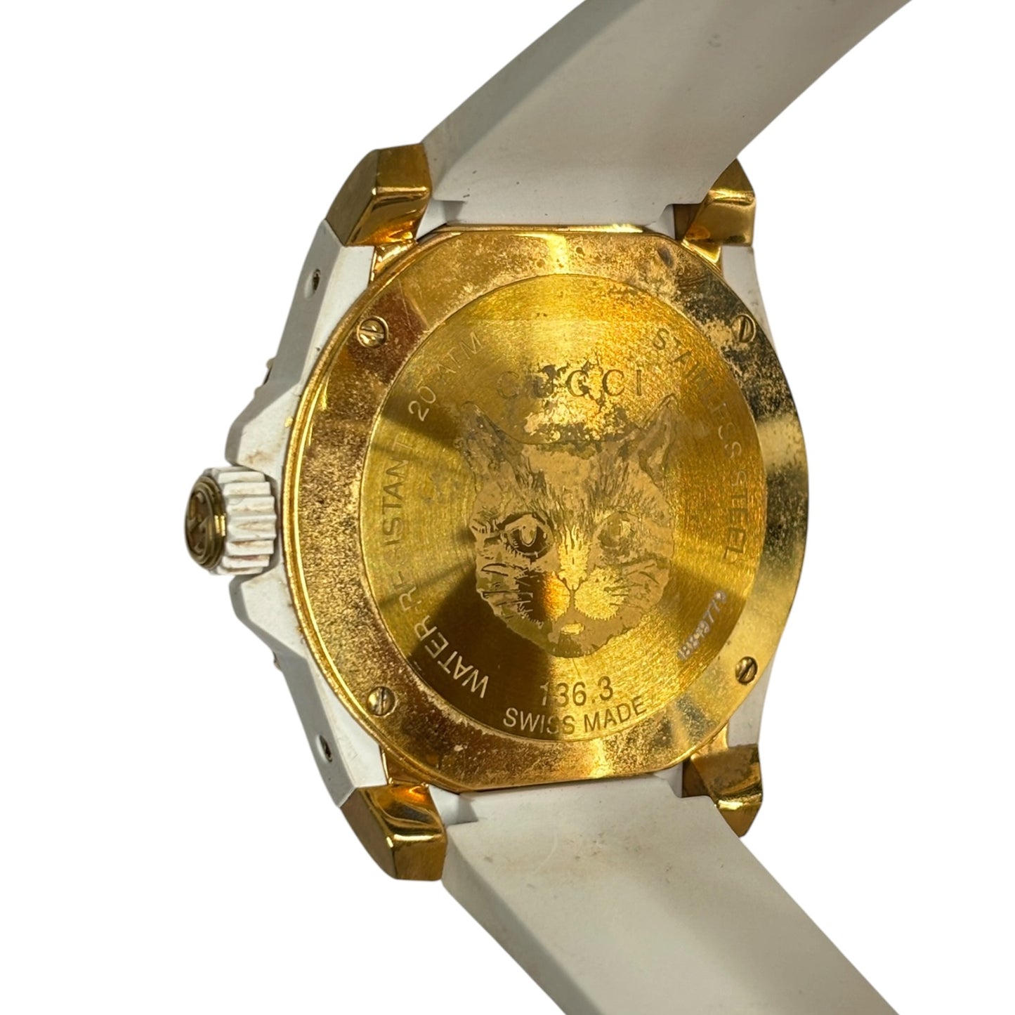 GUCCI Wrist Watch 136.3 Rank (C) Stain