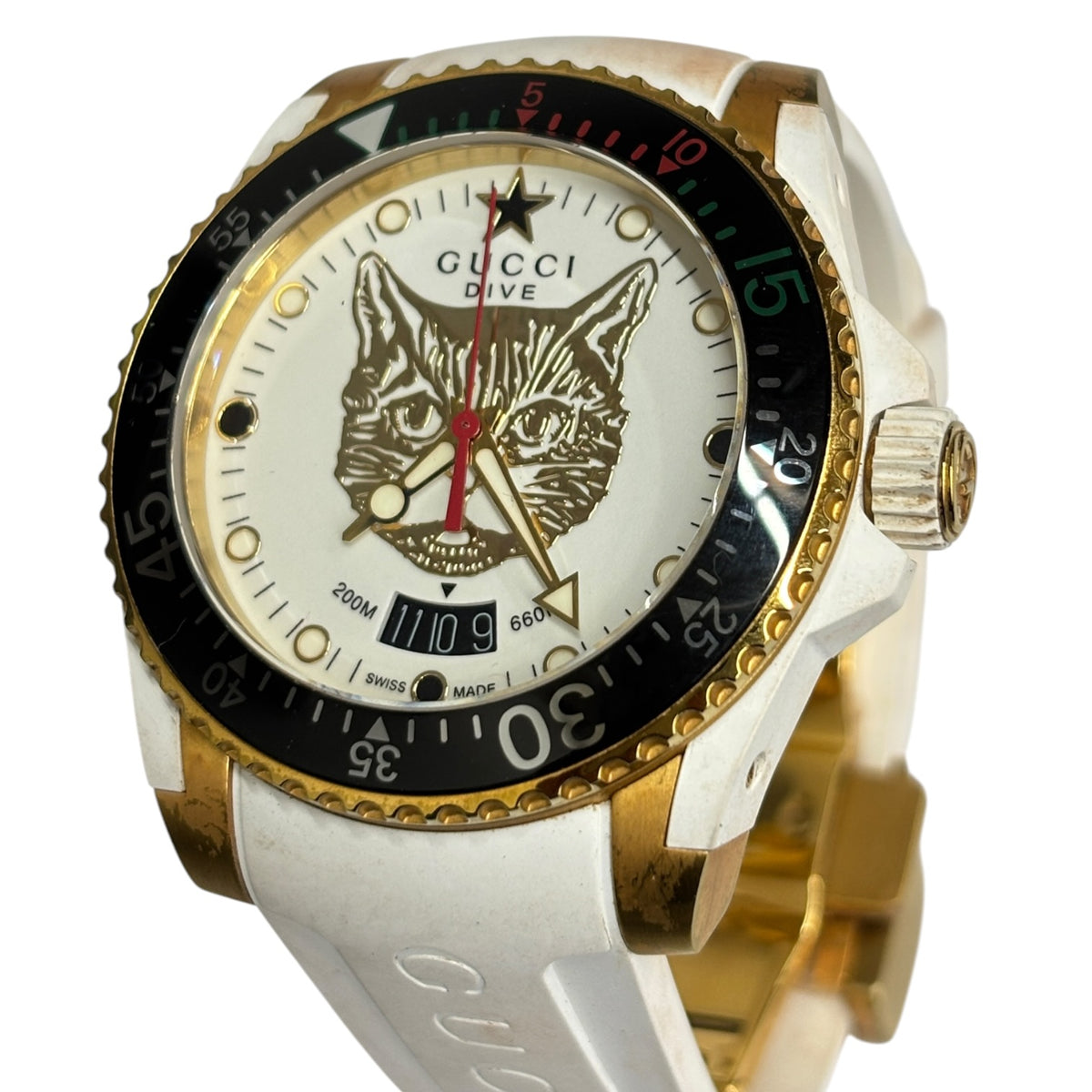 GUCCI Wrist Watch 136.3 Rank (C) Stain