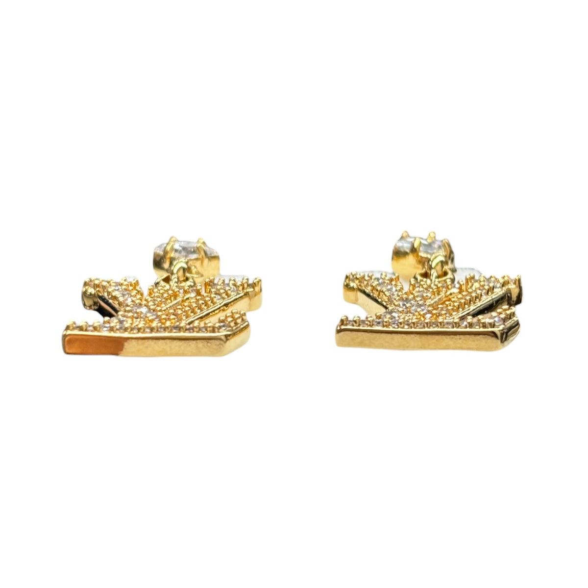 Louis Vuitton Earring Gold M01844 Rank (B)