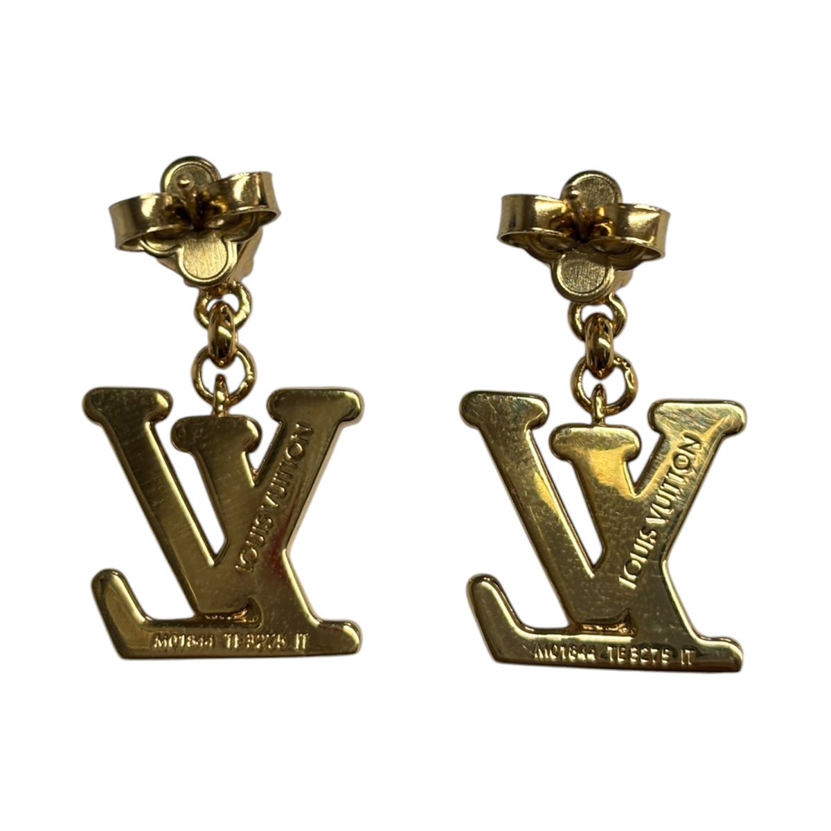 Louis Vuitton Earring Gold M01844 Rank (B)