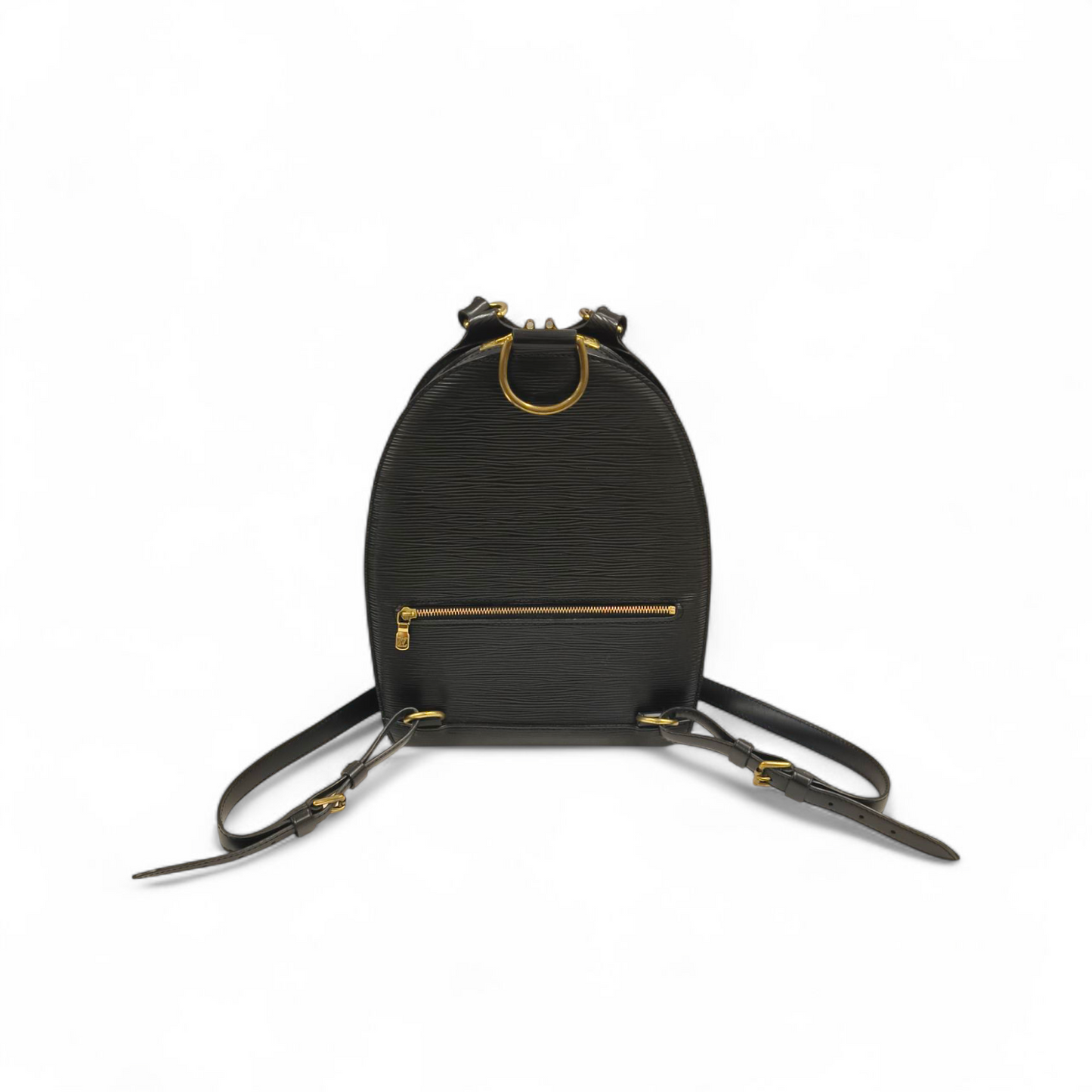 LOUIS VUITTON Rucksack Epi M52232 Black VI0032 Rank B