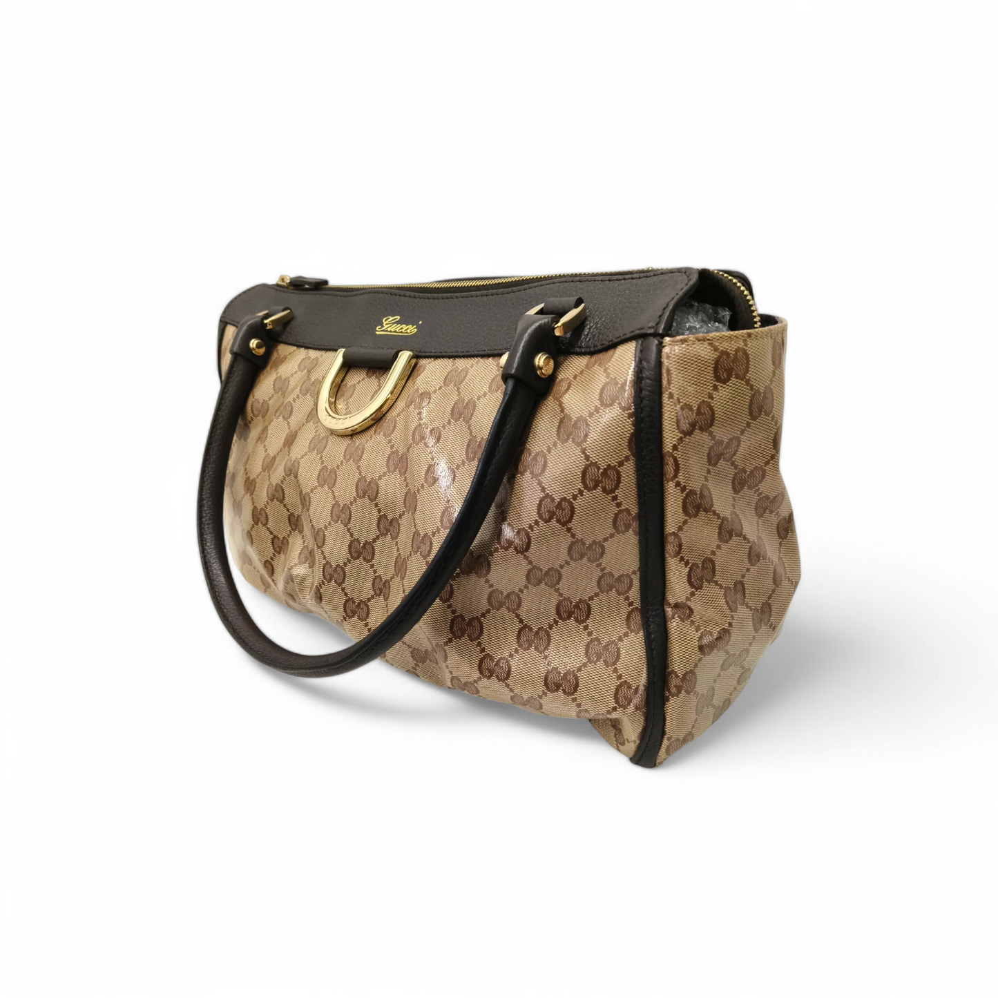 GUCCI Handbag 327787 Brown Rank B