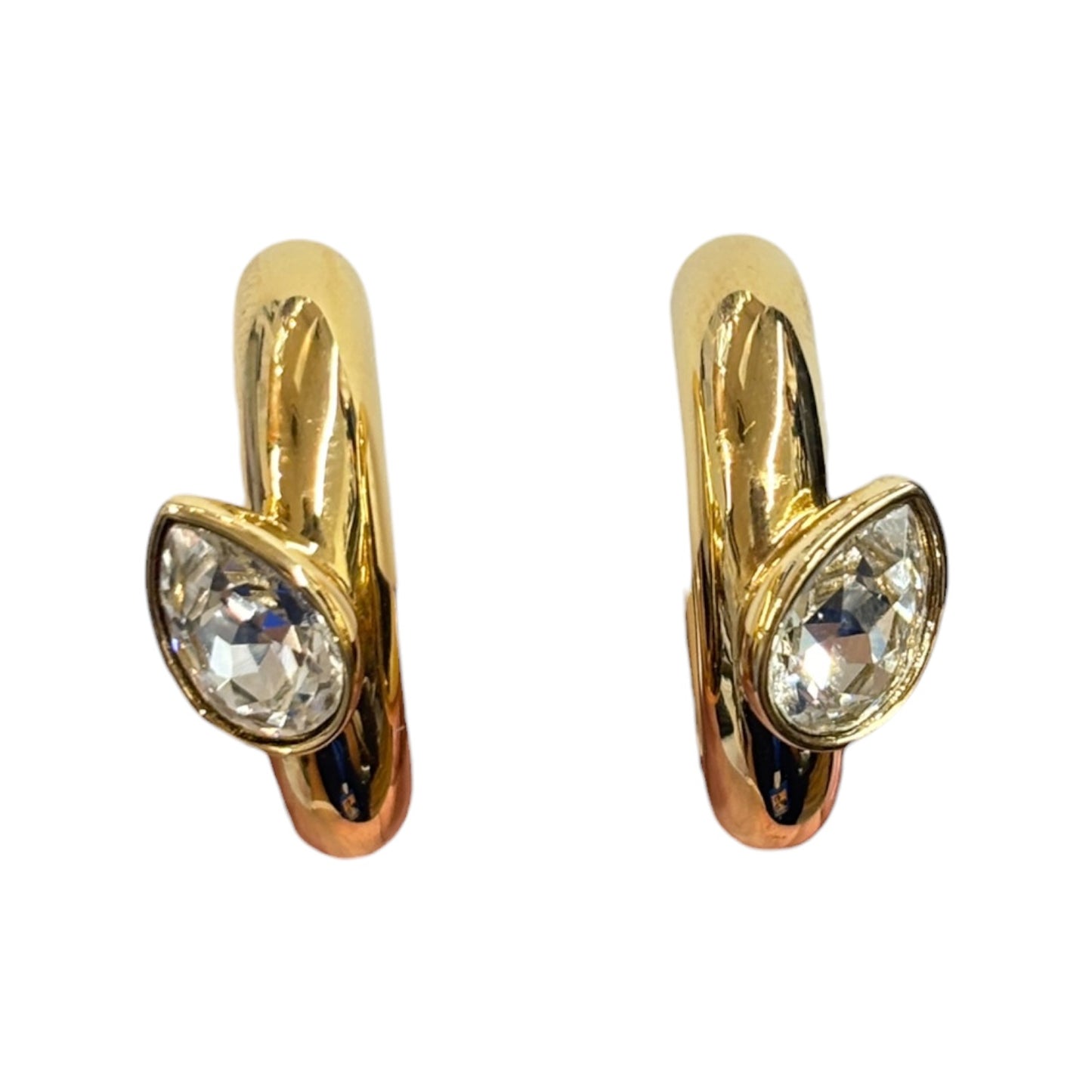 SWAROVSKI Earring Gold Crystal Cuff Gold