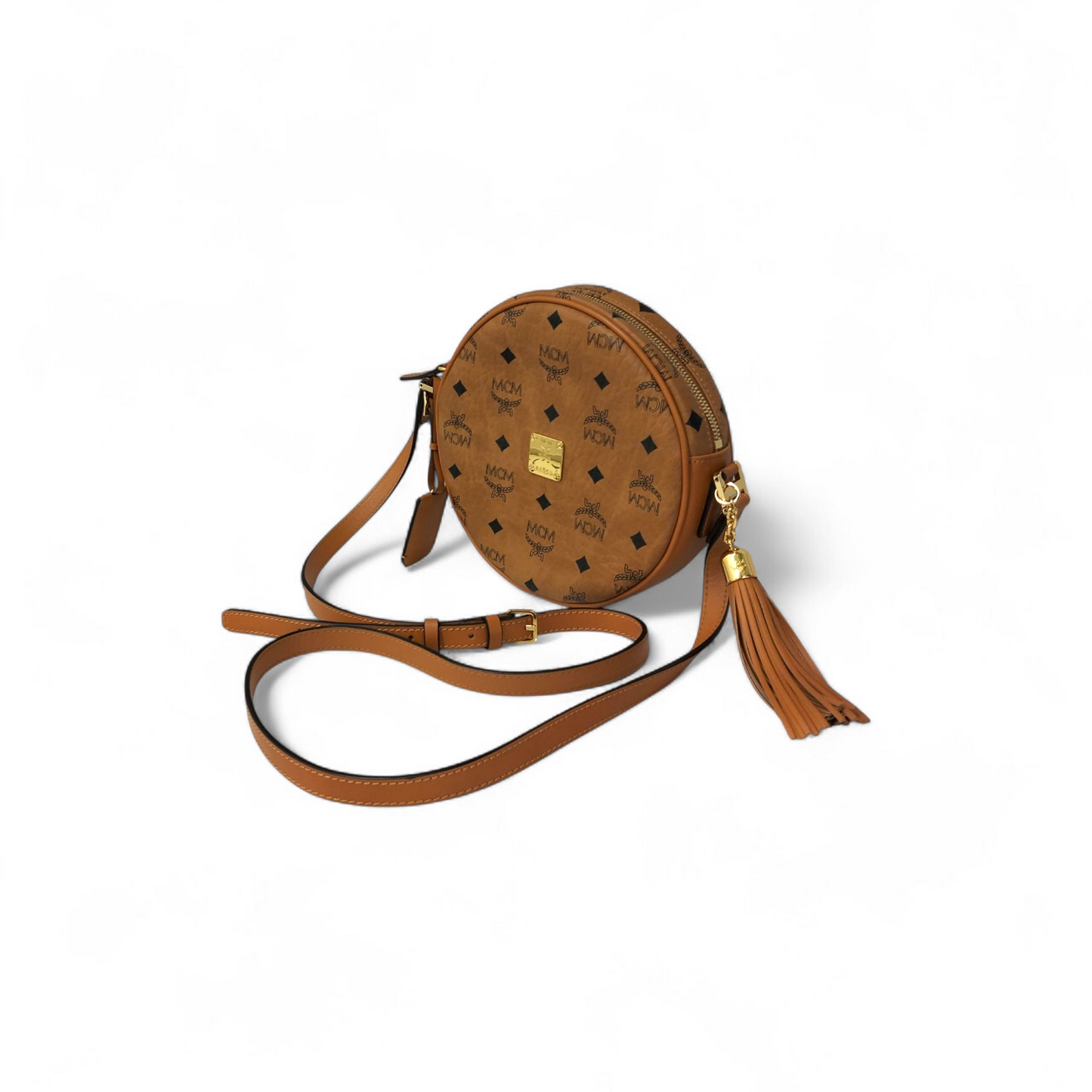 MCM Shoulder Bag MWRAAVI06C0001 Brown Rank (AB)