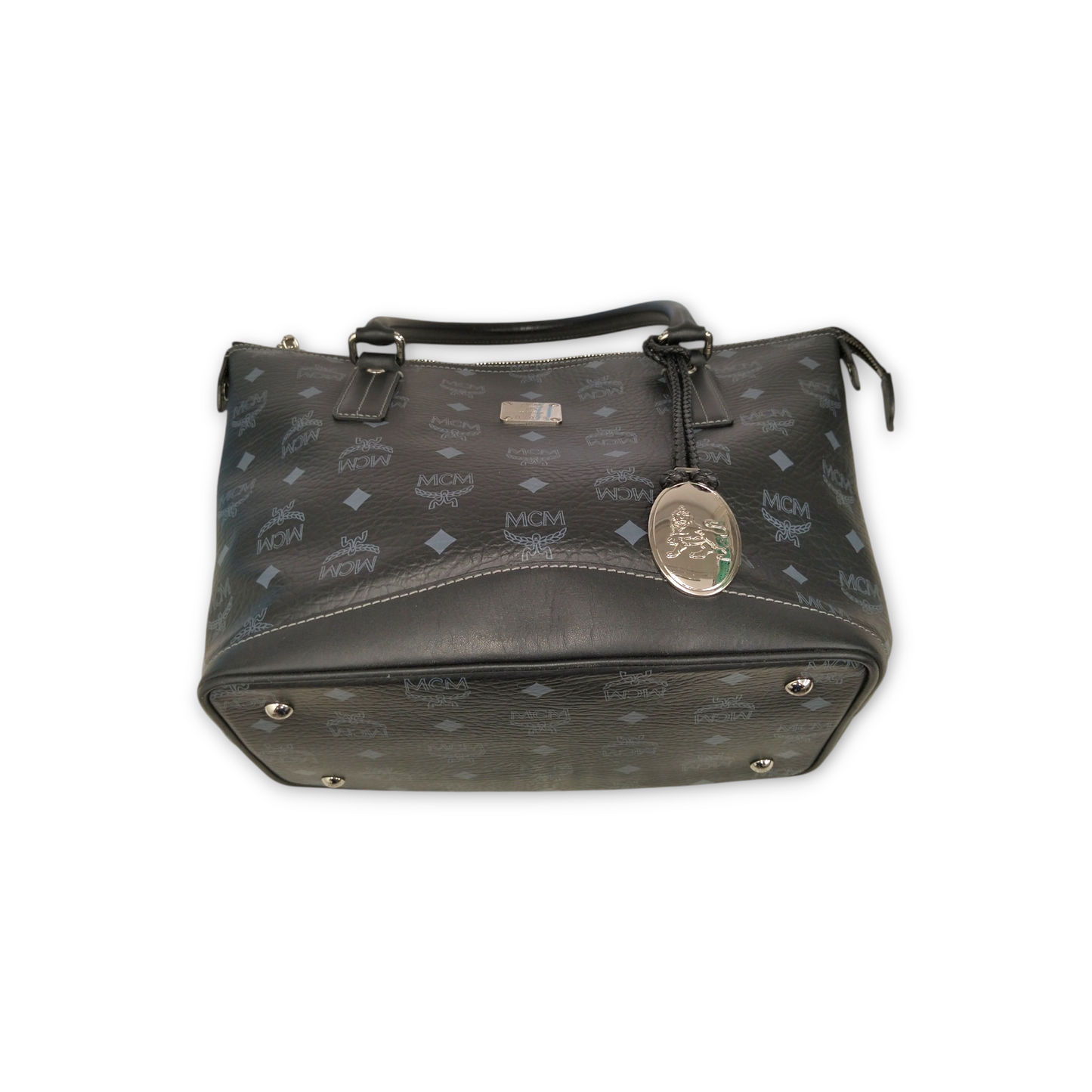 MCM Shoulder Bag 1010086130322 Black Rank B