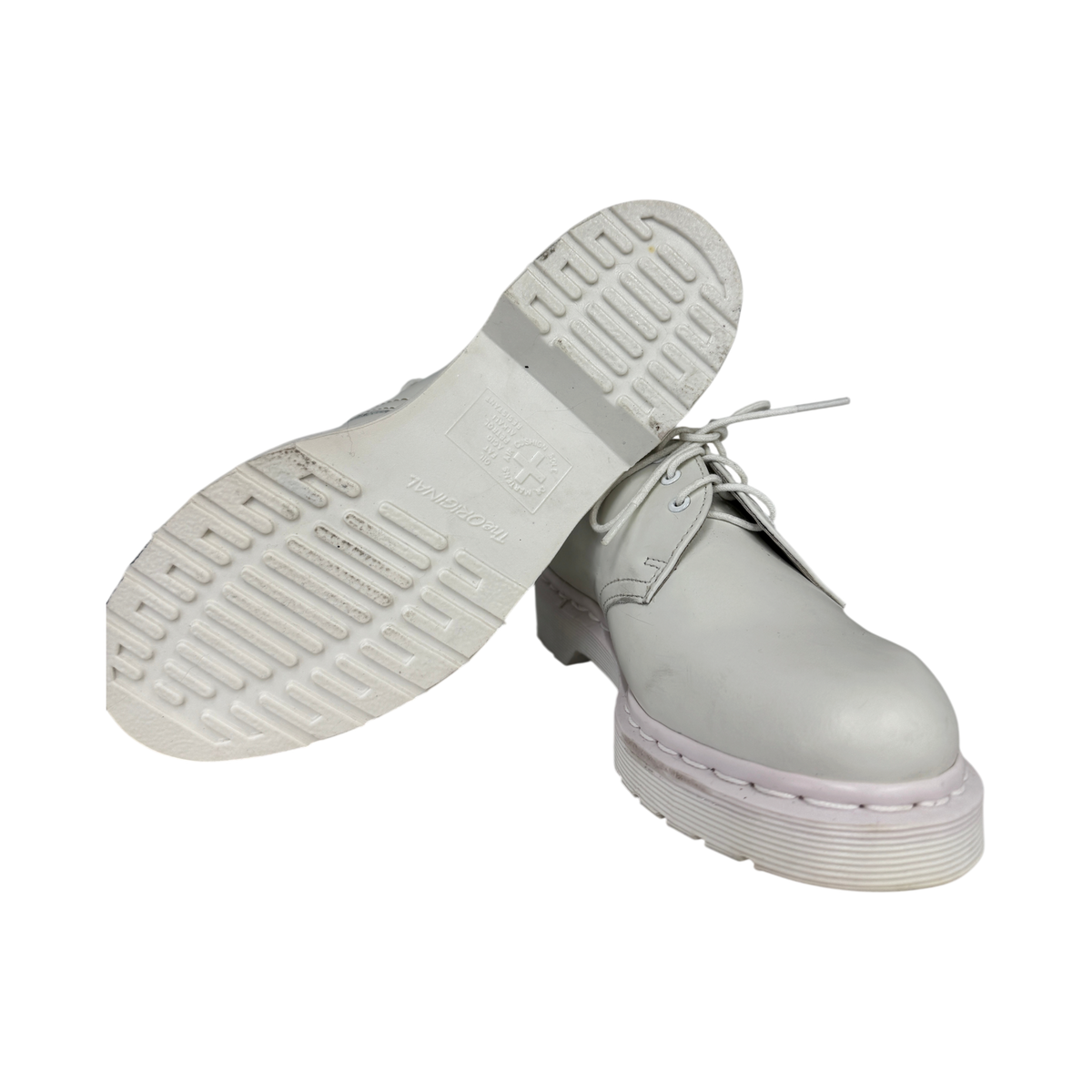 Dr.Martens Loafers 38 Lady's White Rank (B)