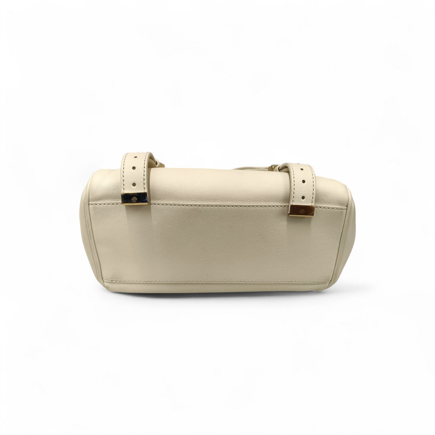 MULBERRY 2WAY Bag White 2027362 *Stain* Rank AB