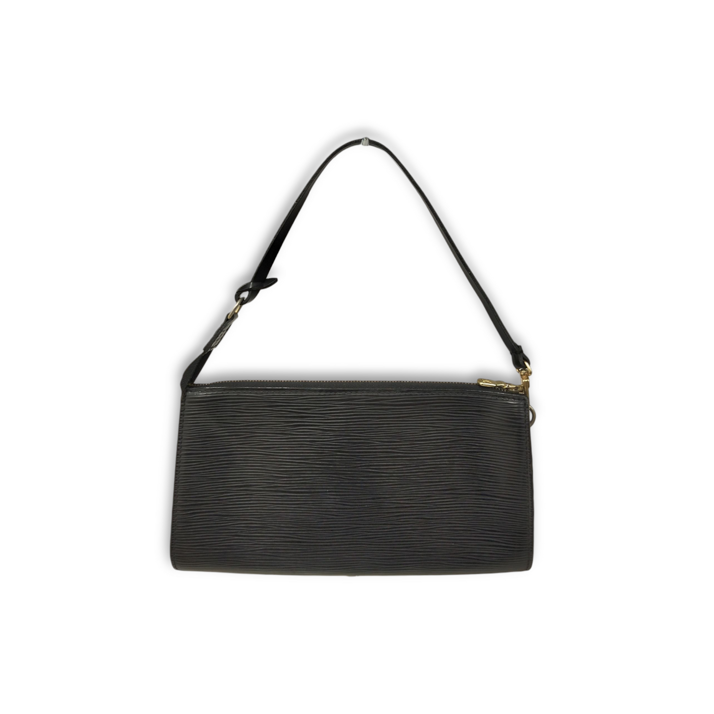 LOUIS VUITTON Semi One Shoulder Bag M52942 Black *Stain* Pochette Accessoires Rank B