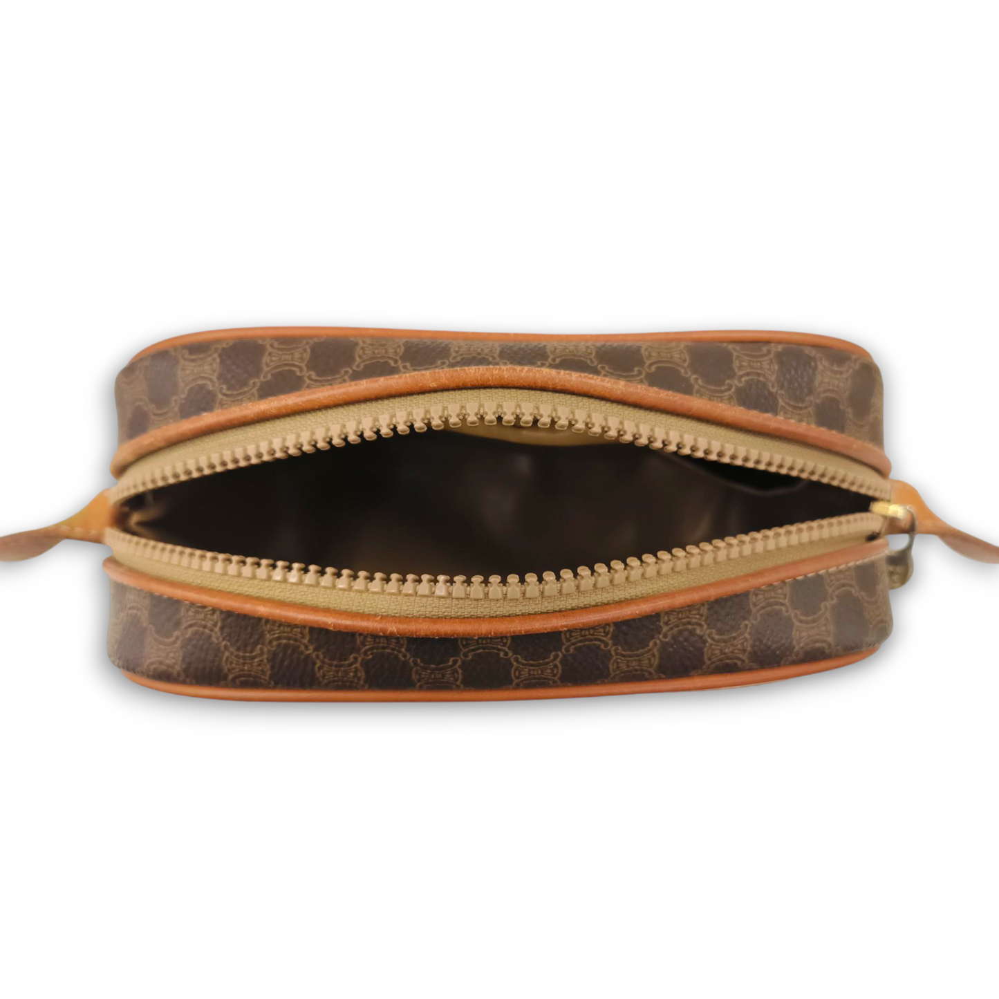 CELINE Shoulder Bag Brown M08 *Damage* Rank B
