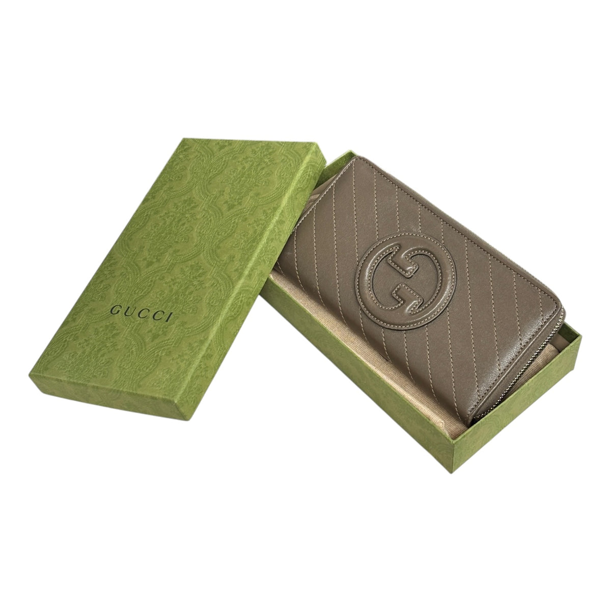 GUCCI Long Wallet 760312 Brown