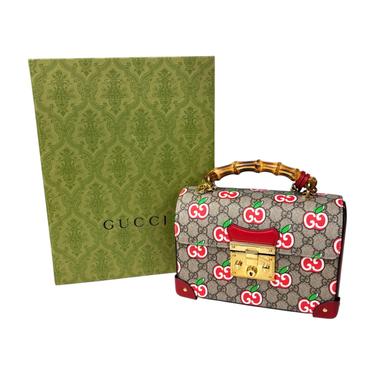 GUCCI Shoulder Bag 603221 Brown / Red