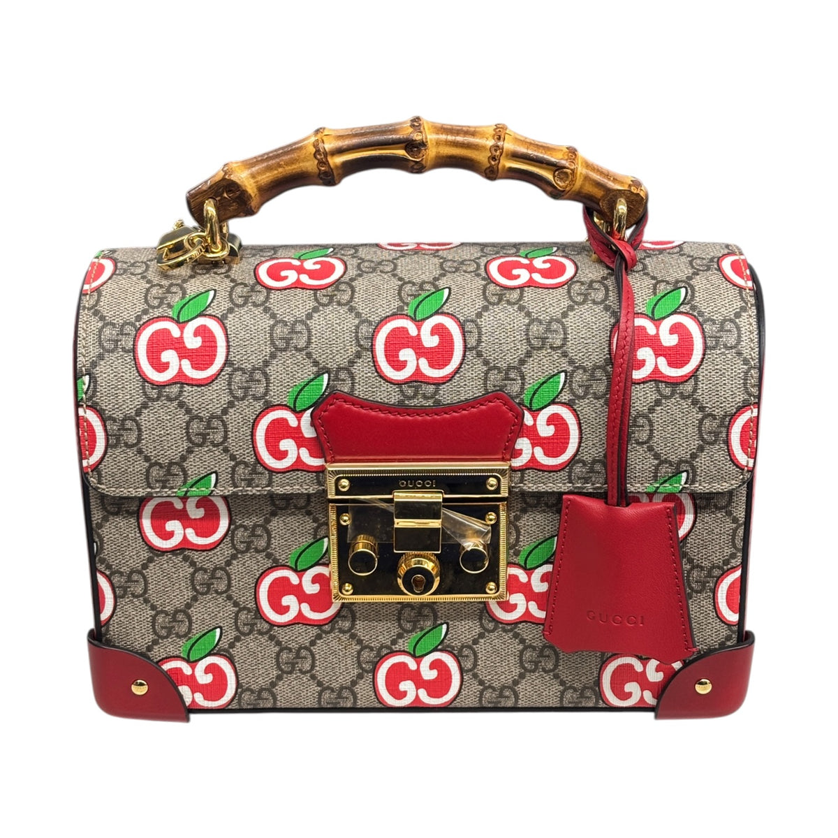 GUCCI Shoulder Bag 603221 Brown / Red