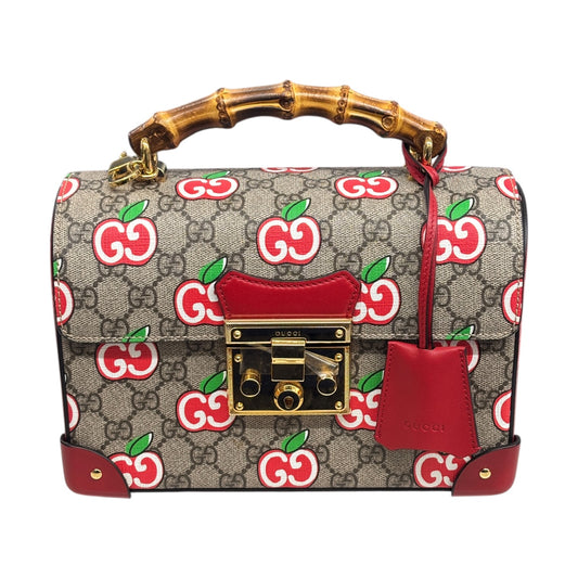 GUCCI Shoulder Bag 603221 Brown / Red