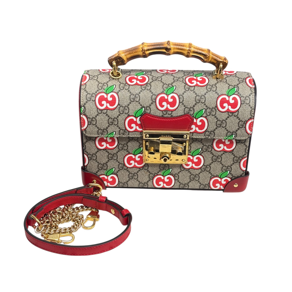 GUCCI Shoulder Bag 603221 Brown / Red