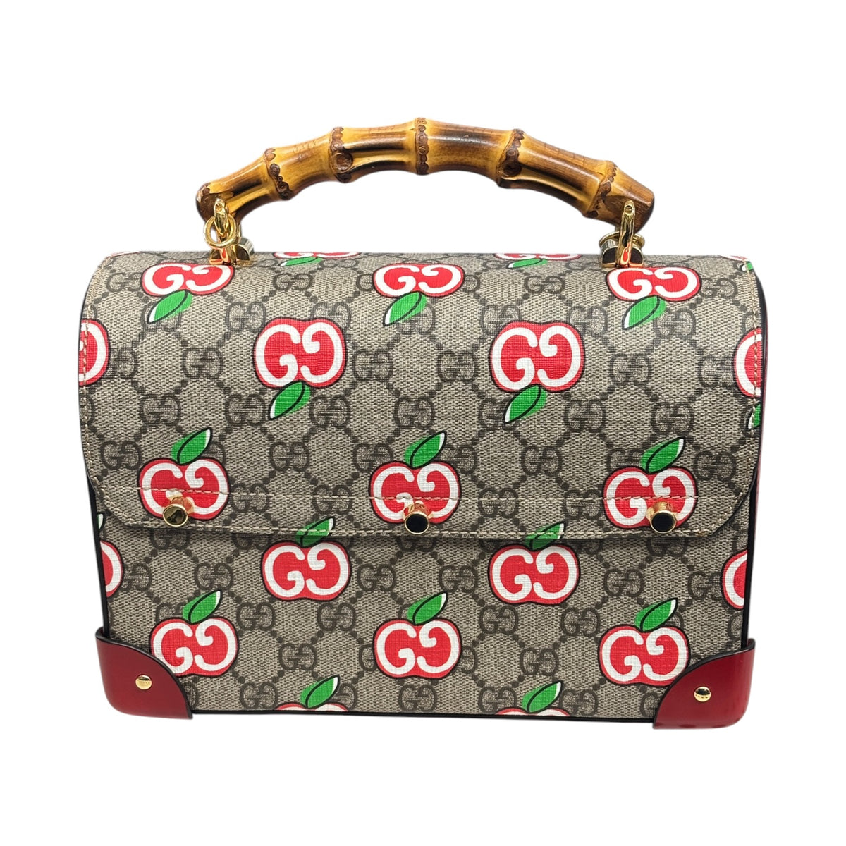 GUCCI Shoulder Bag 603221 Brown / Red
