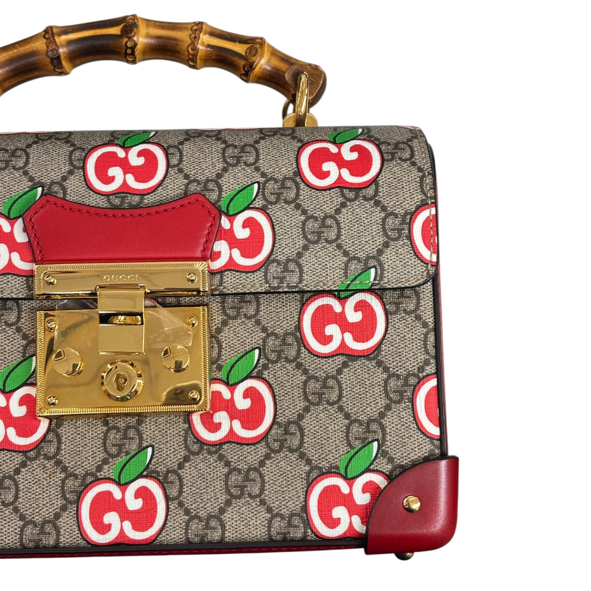 GUCCI Shoulder Bag 603221 Brown / Red