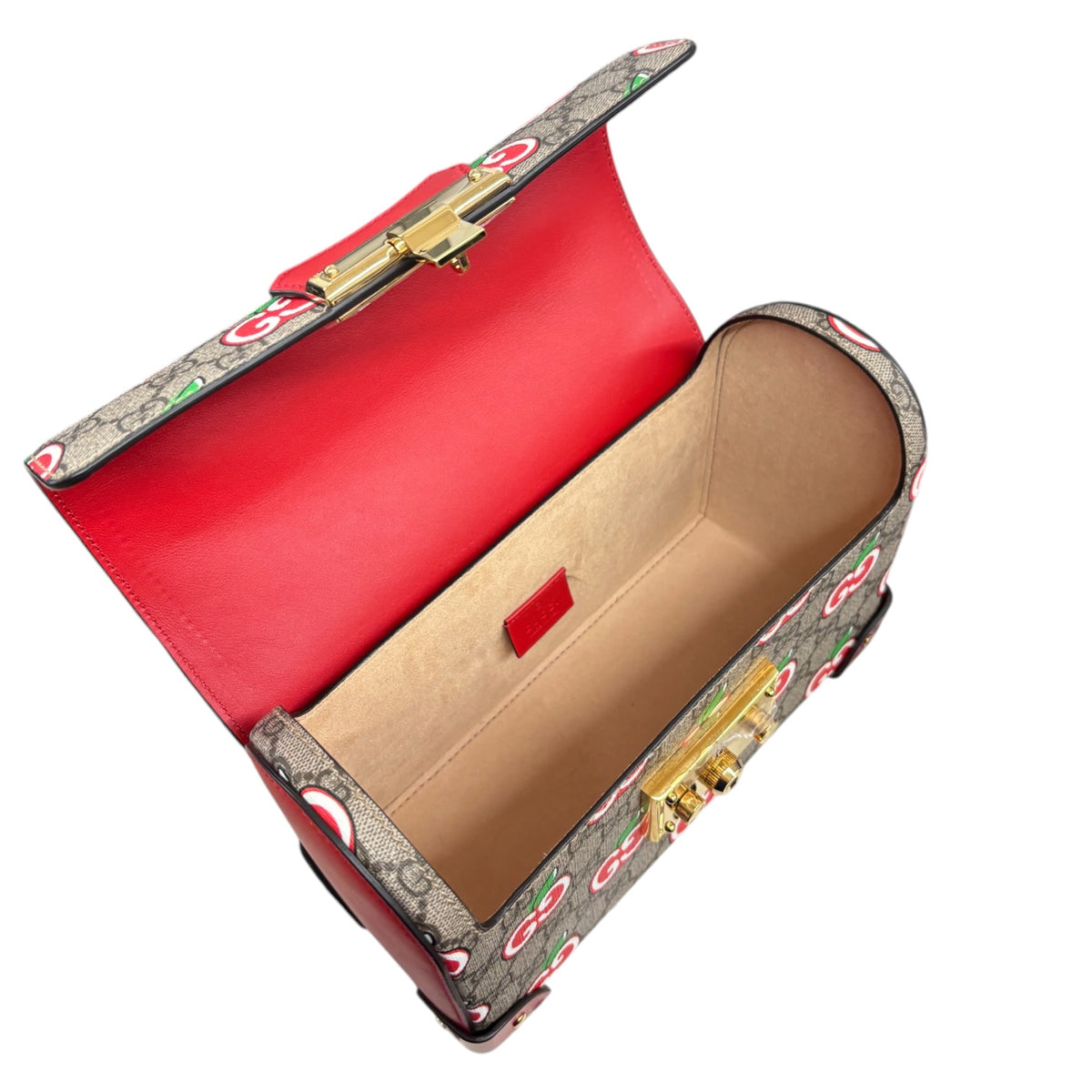 GUCCI Shoulder Bag 603221 Brown / Red