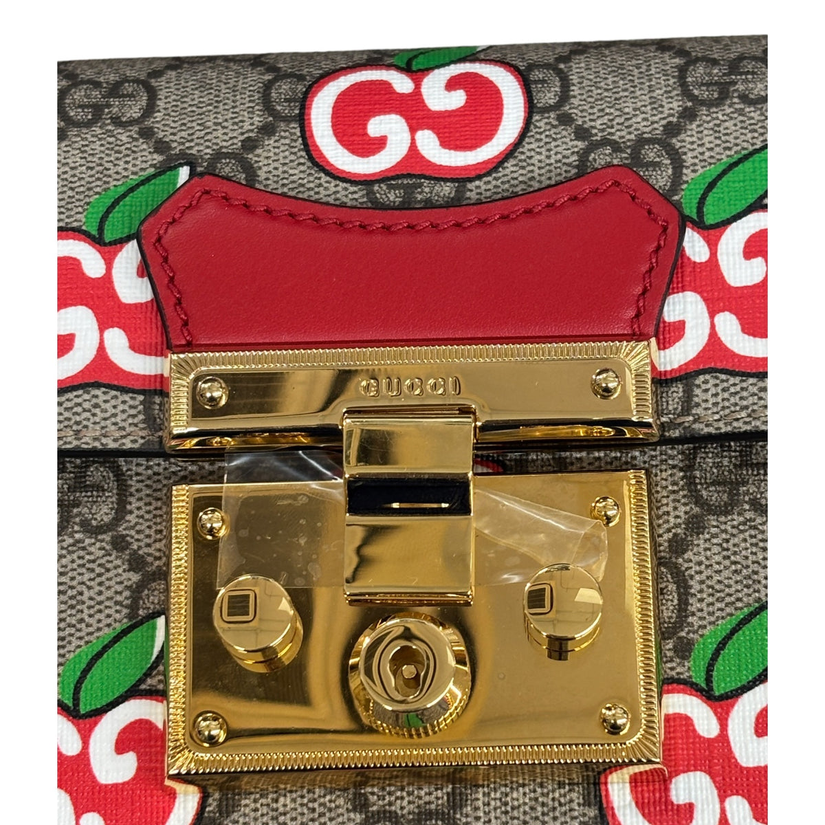 GUCCI Shoulder Bag 603221 Brown / Red