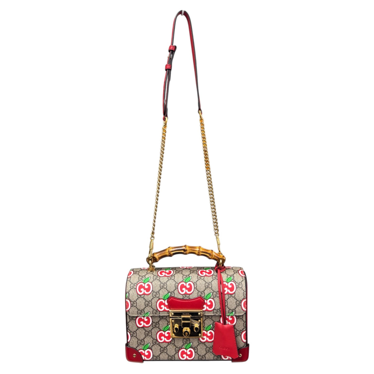 GUCCI Shoulder Bag 603221 Brown / Red