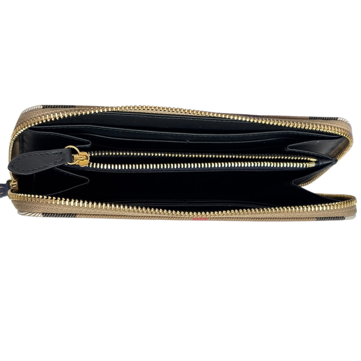 BURBERRY Long Wallet 8084516 Brown / Navy