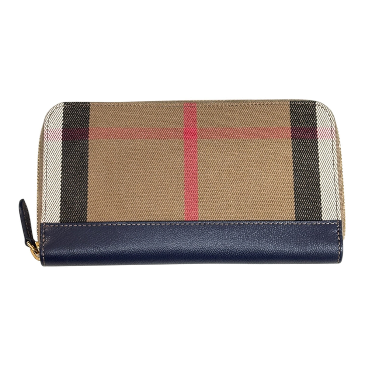 BURBERRY Long Wallet 8084516 Brown / Navy