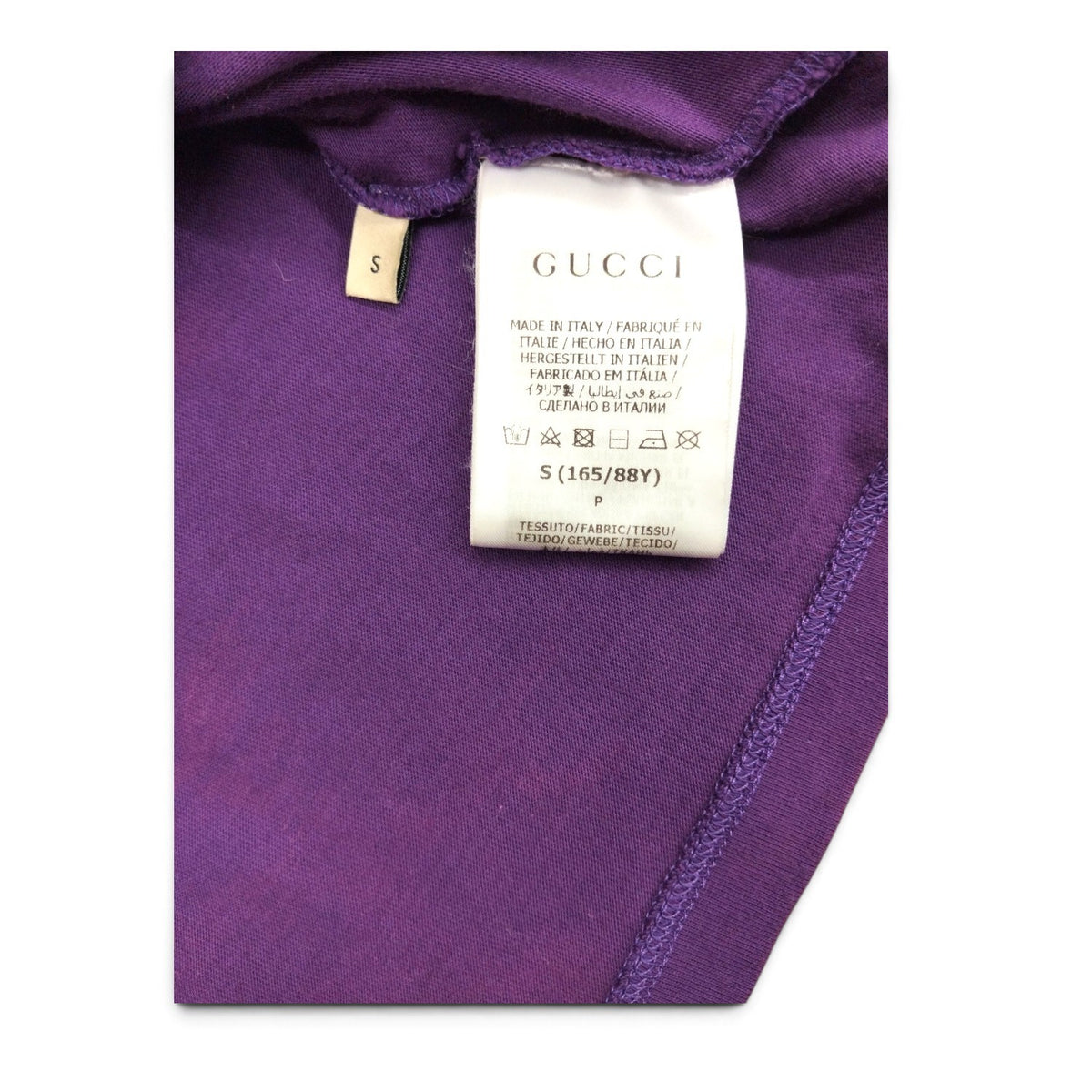 GUCCI T-SHIRT SIZE S LADY'S INDIGO 753879 XJFVF RANK (B)