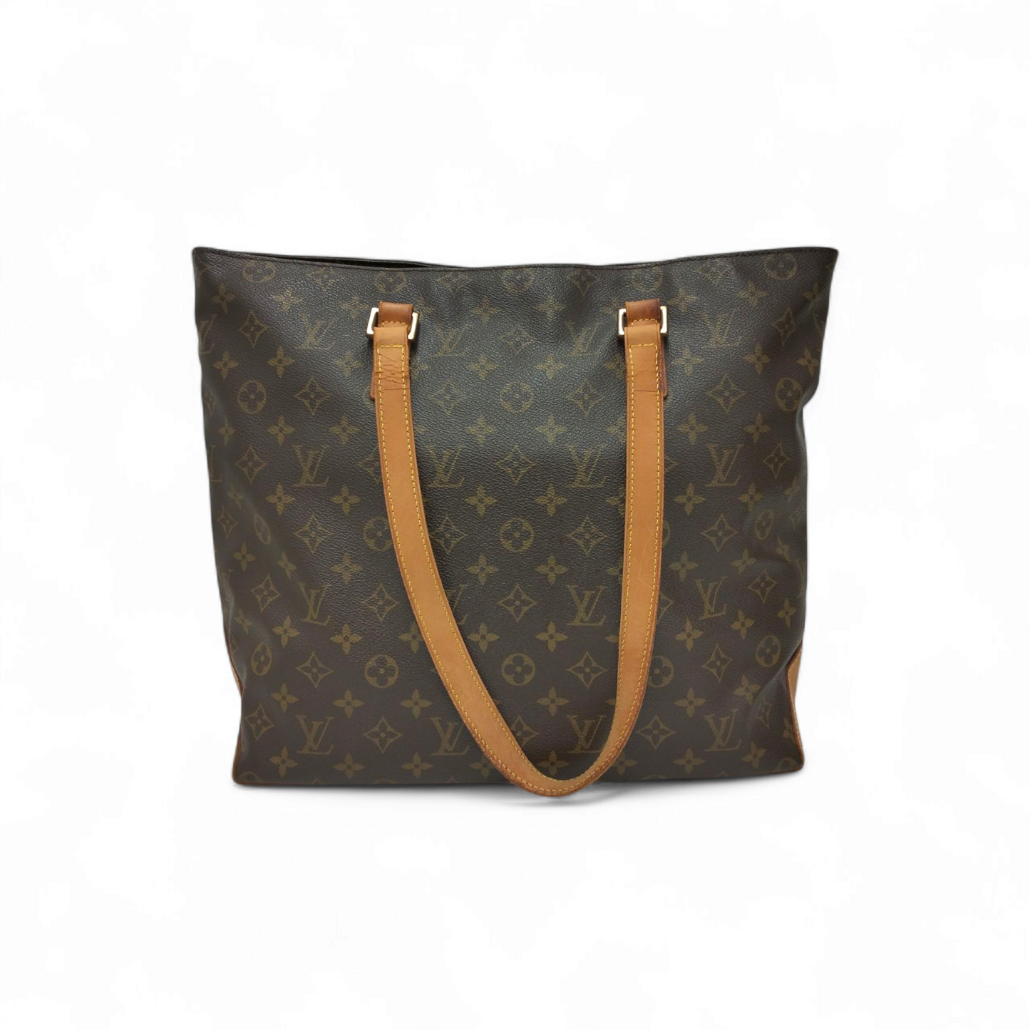 LOUIS VUITTON Shoulder Tote Bag Monogram M51151 Brown Scratch/Stain TH1011 *Strap Damage Rank B