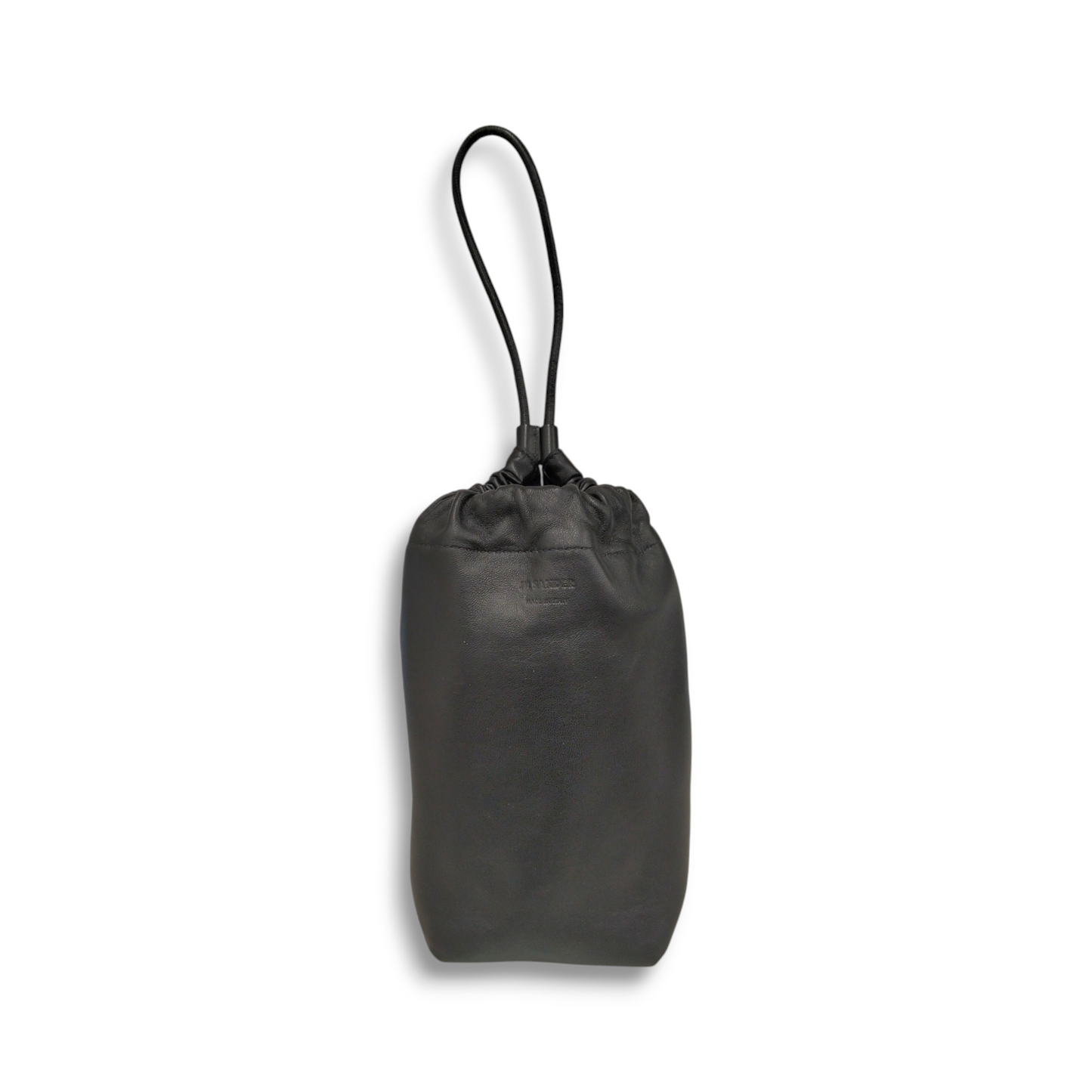 JIL SANDER Pouch Black Bucket Bag *With Cover Rank A