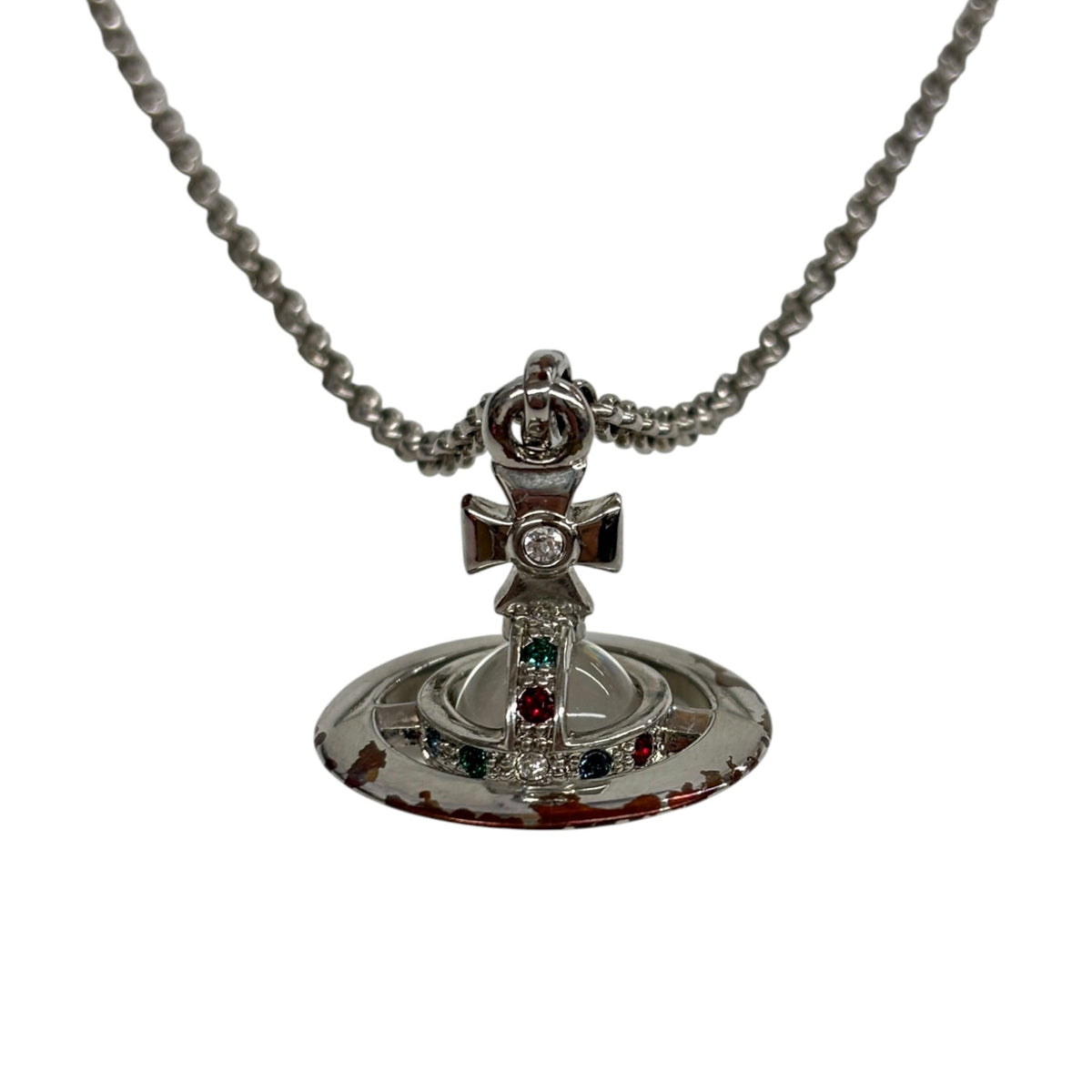 Vivienne Westwood Necklace Silver *Scratch Rank (C)