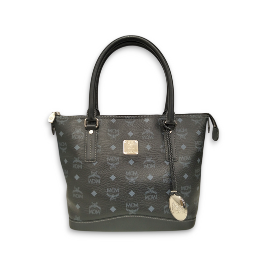 MCM Shoulder Bag 1010086130322 Black Rank B