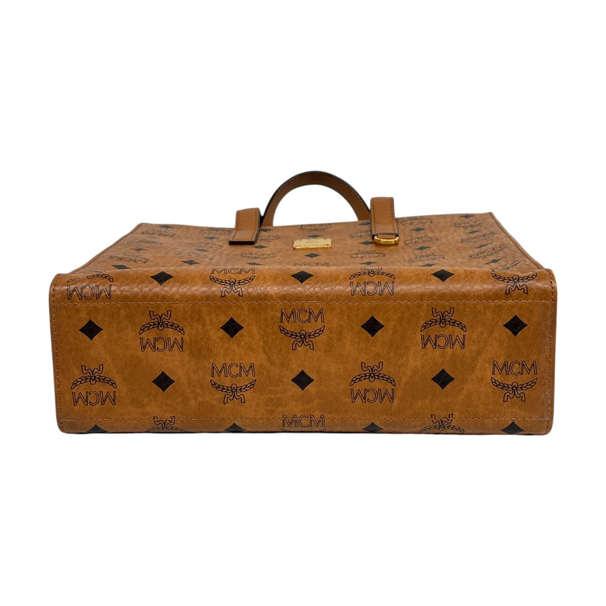 MCM 2Way Bag MMTCSKC03C0001 Brown Scratch Rank (B)