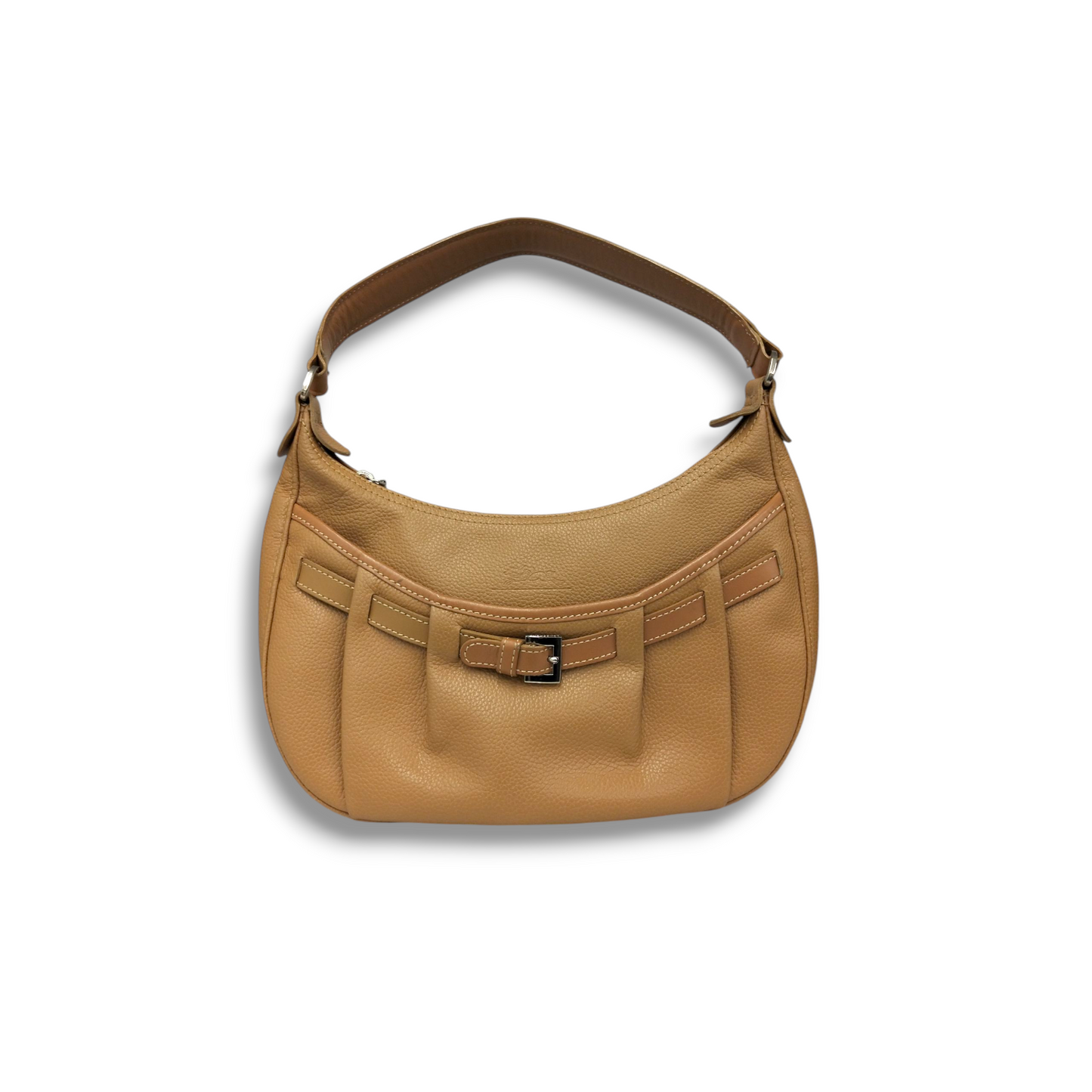 LONGCHAMP Shoulder Bag Brown *Stain* 0662613 Borsa hobo Vintage Rank B