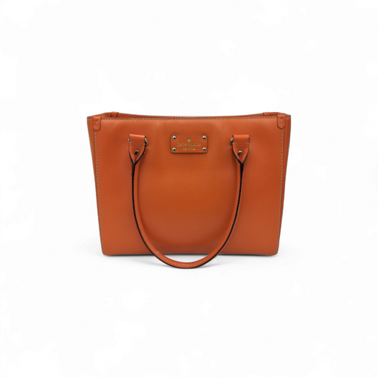 Kate Spade Hand Bag Orange WKRU1428 Rank A