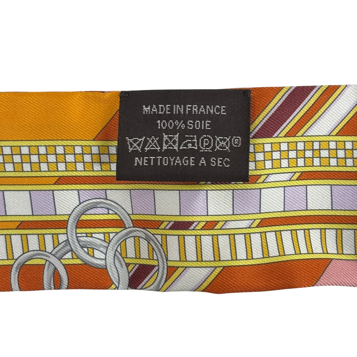HERMES twilly BRIDES ET GRIS Multi Color Rank (B)