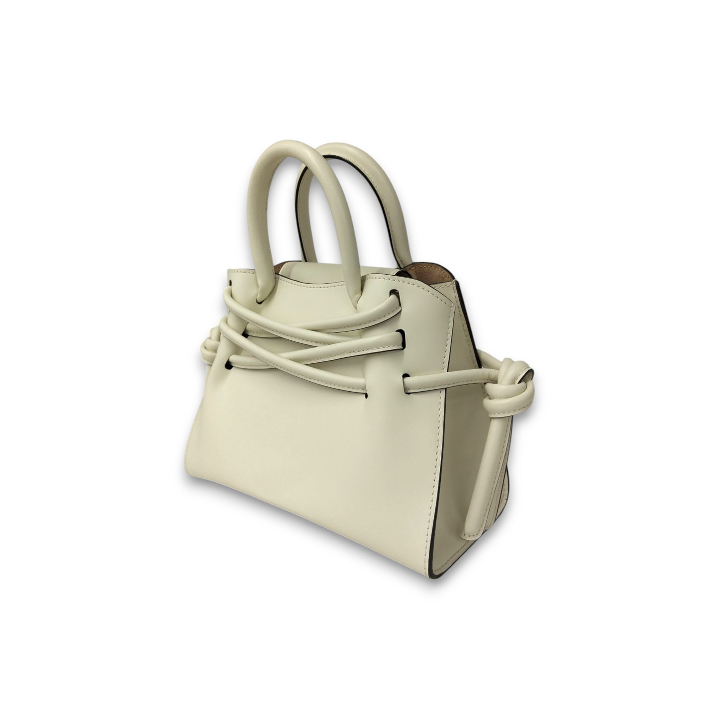 FUNDAO 2WAY Bag Beige *Stain* Rank AB