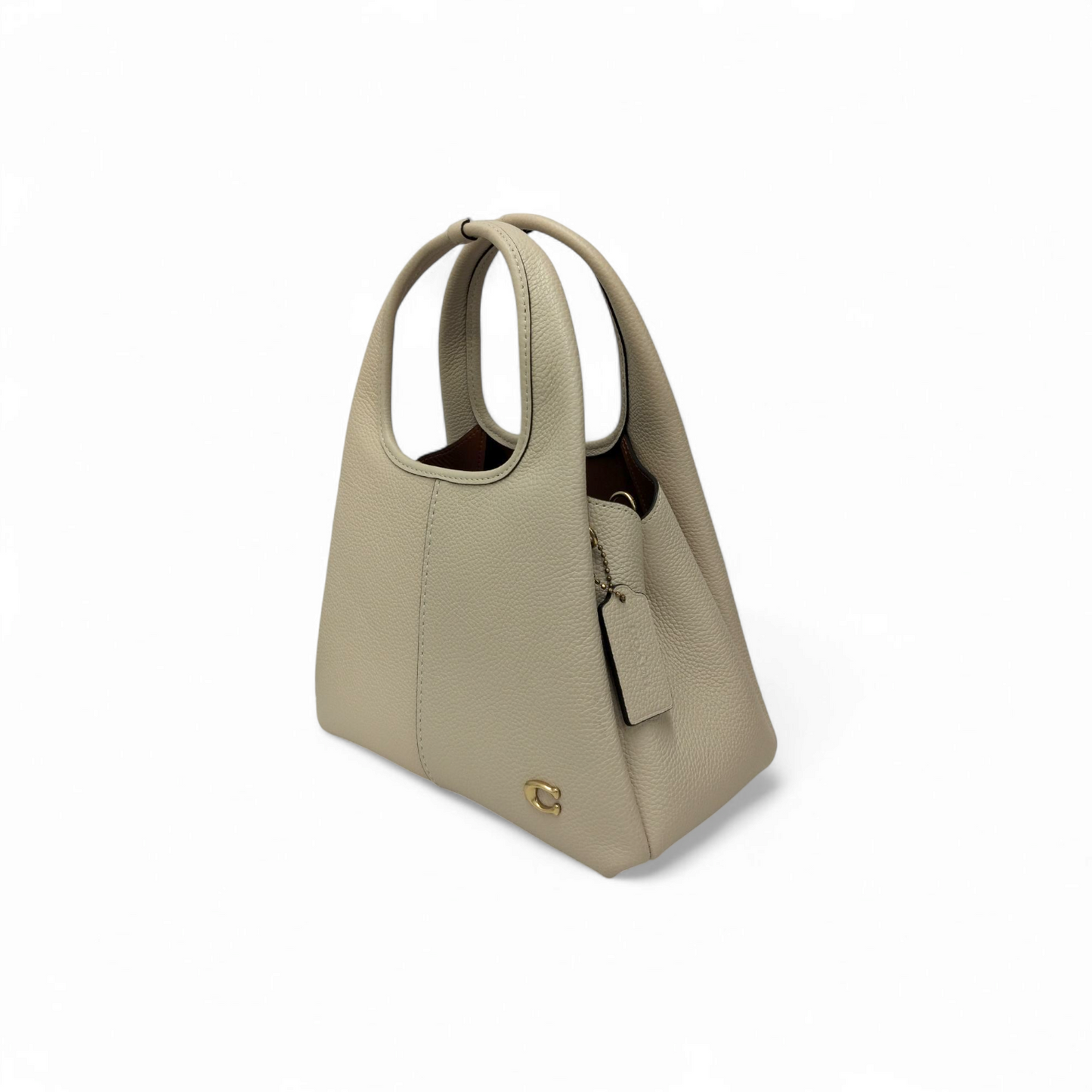 COACH Shoulder Bag CM545 Brown Rank B