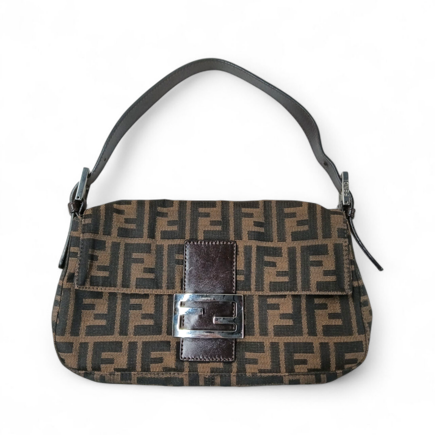 FENDI Handbag A082406 Brown mama baguette Rank B