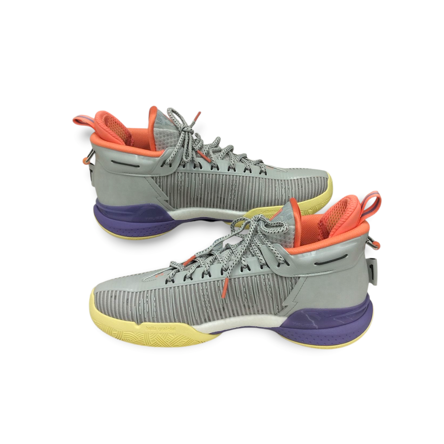 ANTA Sneaker SIZE 44 Mens 1124B11014 Gray/Multicolor Rank A