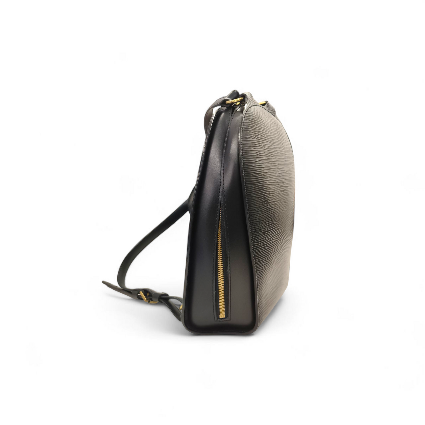 LOUIS VUITTON Rucksack Epi M52232 Black VI0032 Rank B