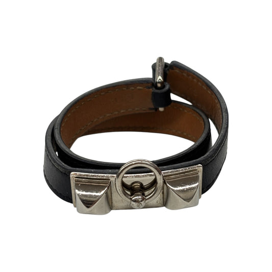 HERMES Bracelet size XS Black