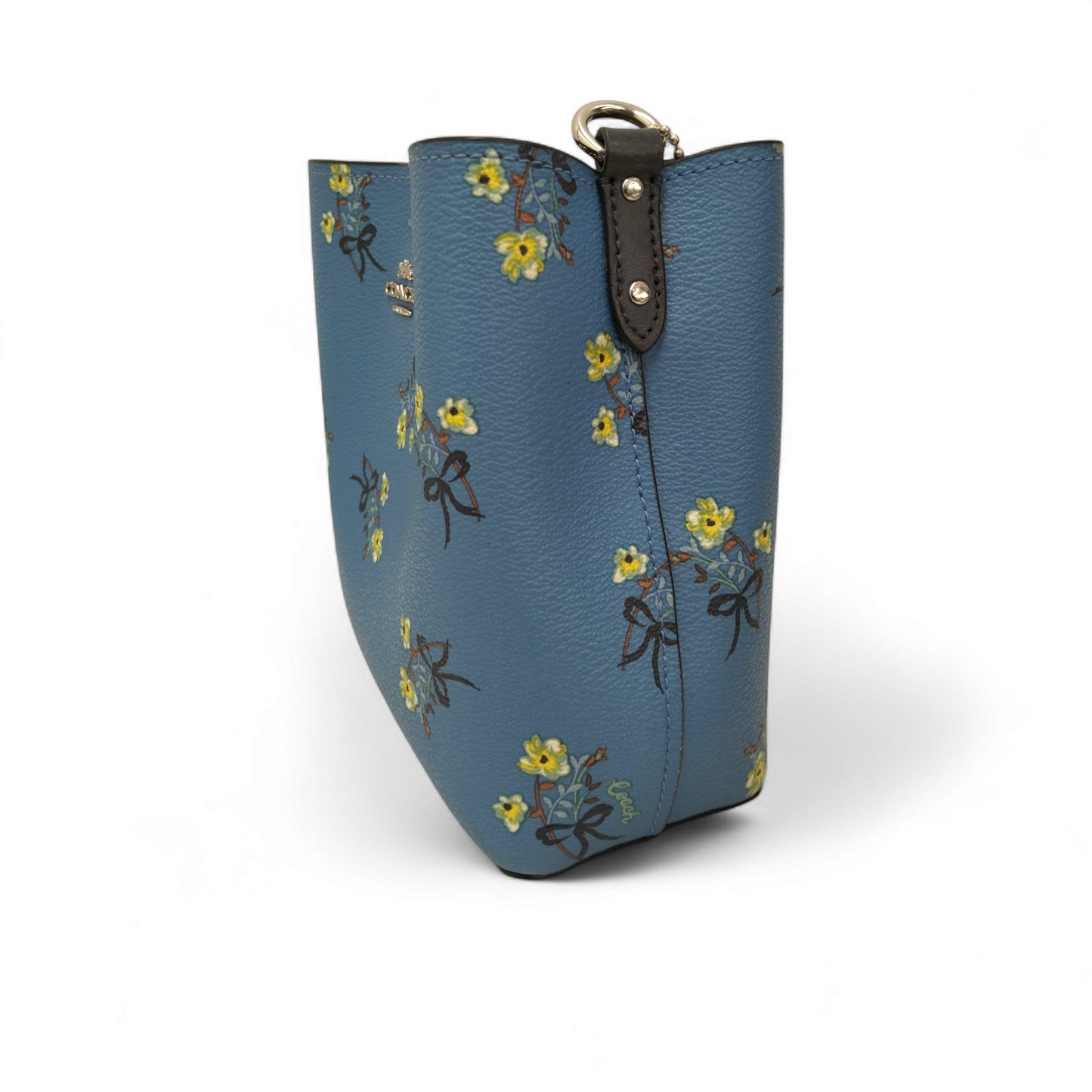 COACH Shoulder Bag Rank AB Sky Blue C7974