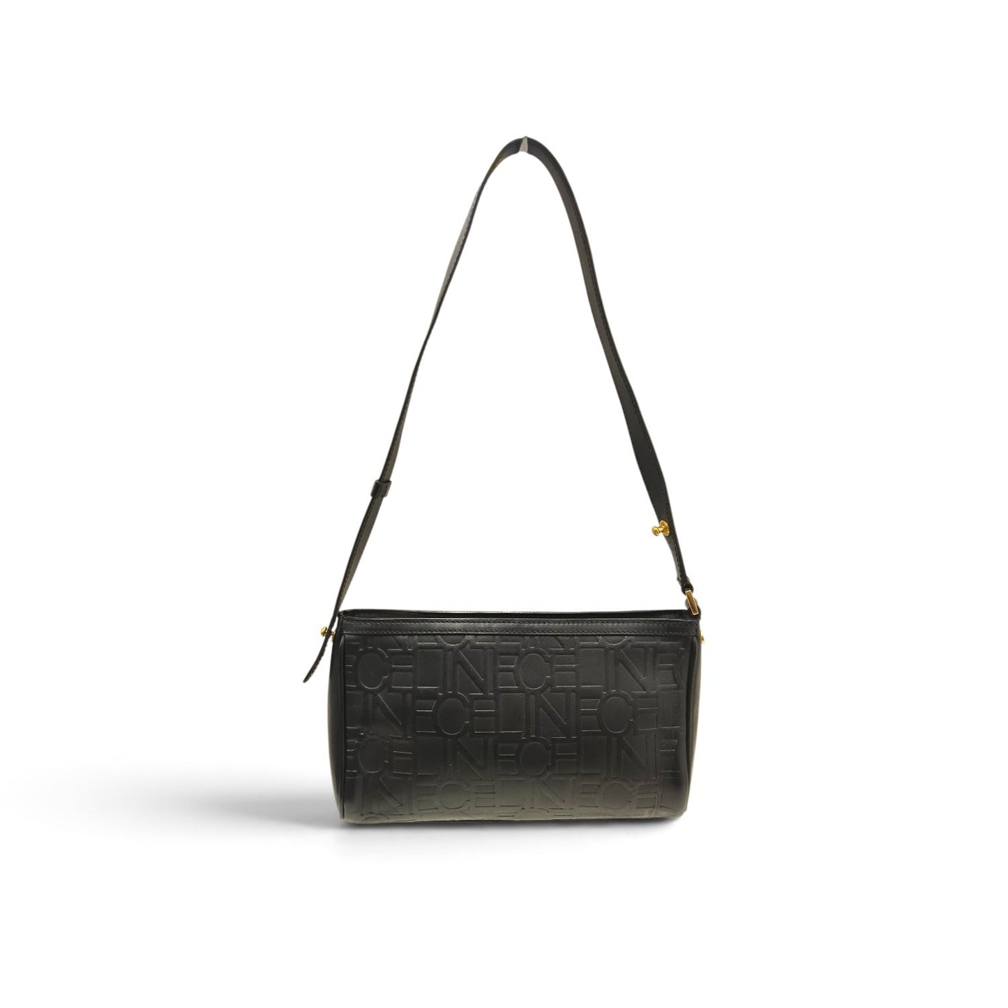 CELINE Handbag Black CE00/12 *Stain* Rank B