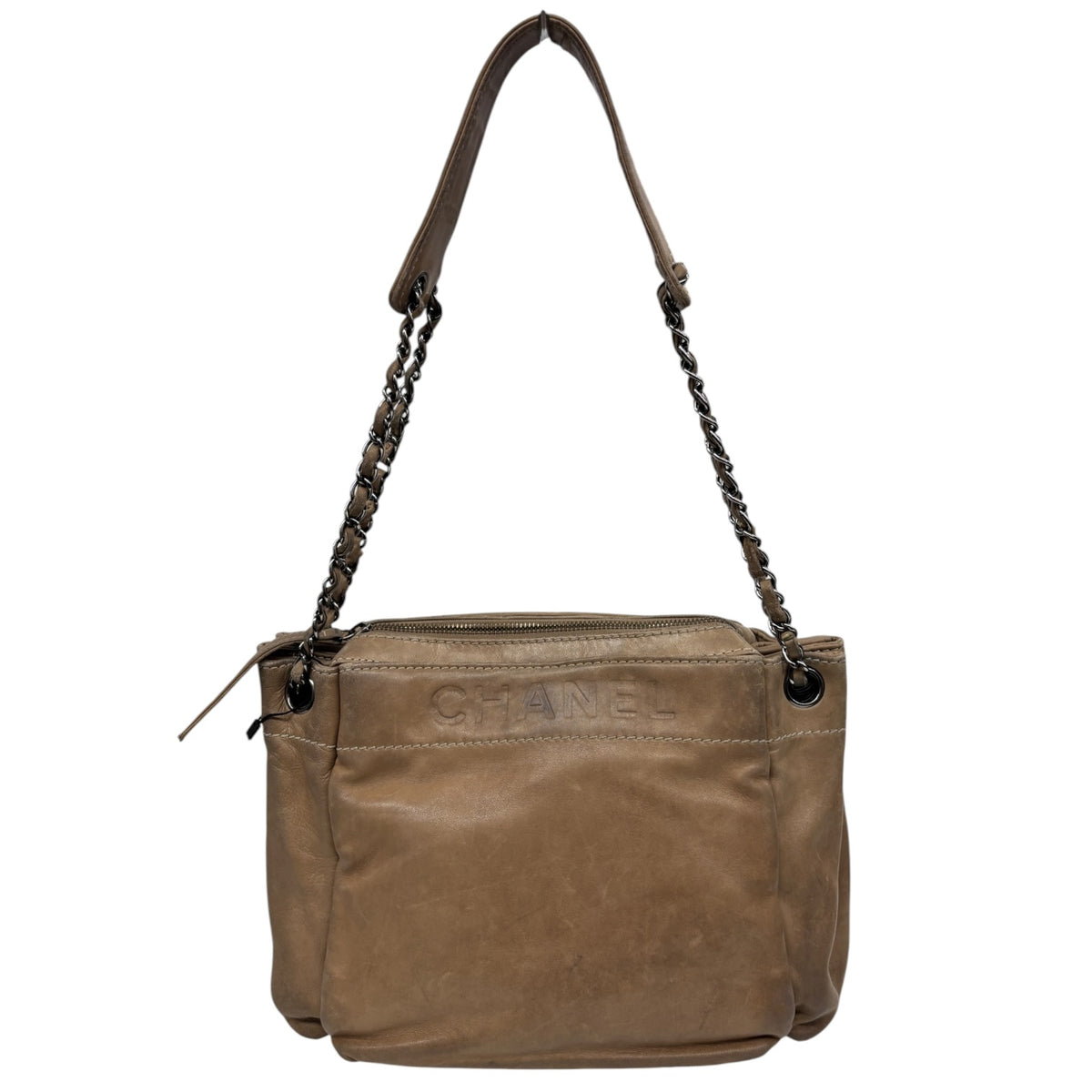 CHANEL Shoulder Bag 9439661 Brown Damage