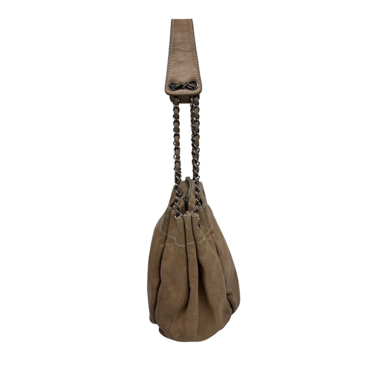 CHANEL Shoulder Bag 9439661 Brown Damage