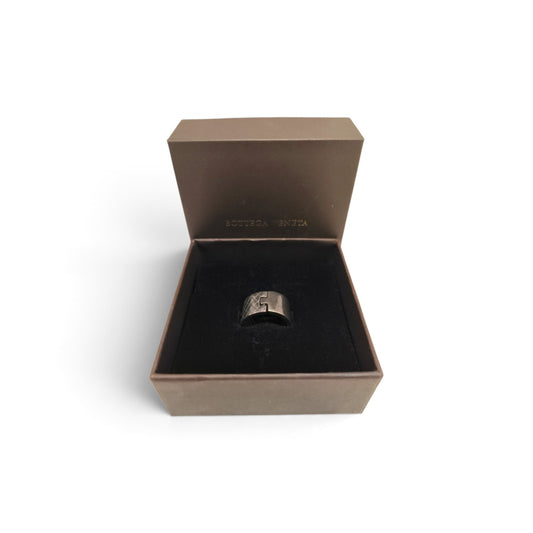 Ring BOTTEGA VENETA Silver Intrecciato Rank B
