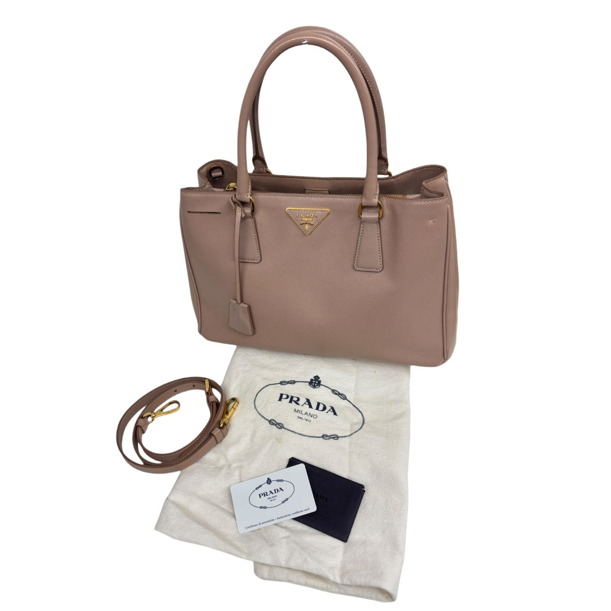 2 WAY BAG PRADA SAFFIANO BN1874 BEIGE